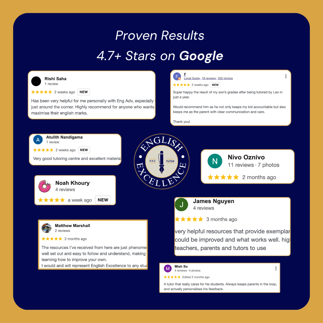 A snapshot of English Excellence Google reviews